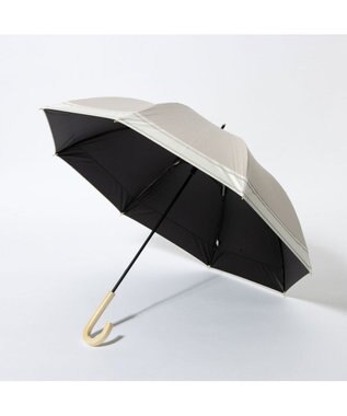 UNBILLION cache nez / 切り替えダブルラインショートパラソル ベージュ