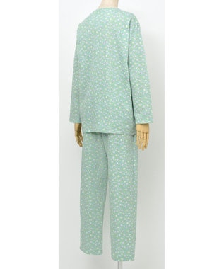 パジャマ 長袖 長ズボン 綿100％(肌側) ふんわりやわらか素材 保温性 