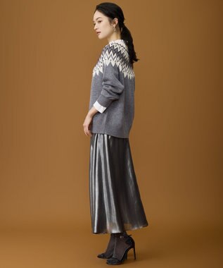 自由区 S フェアアイル ニット オフ系