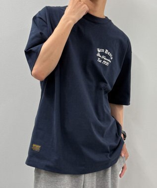 WEGO LOWRDE　EMB　TEE ネイビー