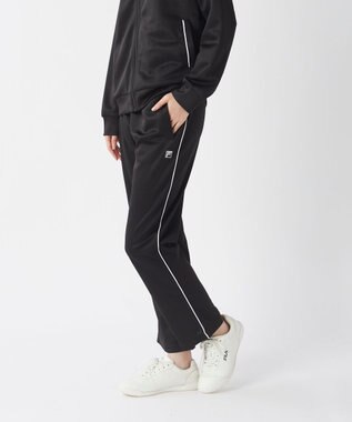FILA GOLF／marie claire 【FILA GOLF】イージーフィットロングパンツ ブラック