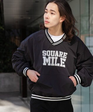 WEGO ナイロンプルオーバー ブラック