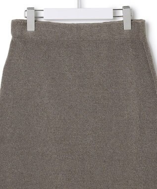 23区 S 【SLOW/一部店舗限定】ベロア風ニット スカート ブラウン系