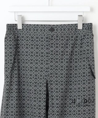 23区GOLF 【MEN】モノグラム レインパンツ  2WAYストレッチ 透湿防水 防風 撥水 ポケッタブル ブラック系5