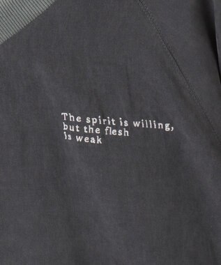 WEGO ミリタリーVネックラインプルオーバー ダークグレー