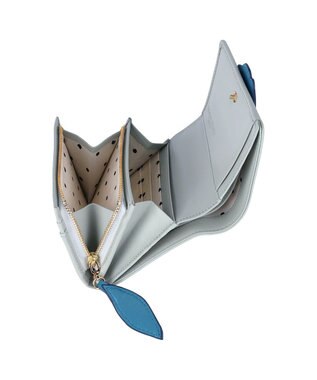 tsumori chisato CARRY 花ししゅう 2つ折り財布 グリーン