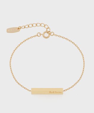Paul Smith Logo Tube ブレスレット ゴールド