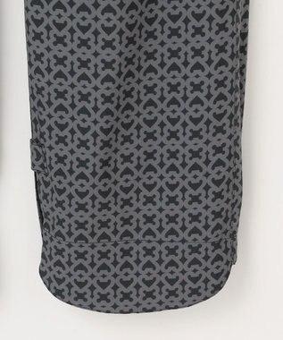 23区GOLF 【MEN】モノグラム レインパンツ  2WAYストレッチ 透湿防水 防風 撥水 ポケッタブル ブラック系5