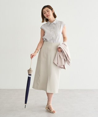 YECCA VECCA 【Wpc.】16本骨切り継ぎライン Navy