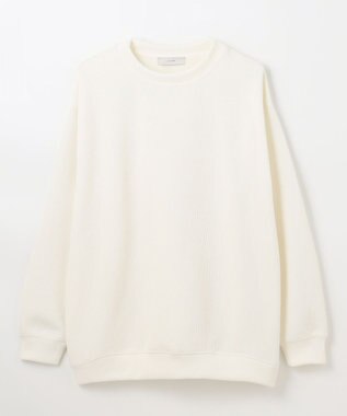 ANY L 【洗濯機可】ダブルフェイスジャージープルオーバー エクリュ