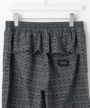 23区GOLF 【MEN】モノグラム レインパンツ  2WAYストレッチ 透湿防水 防風 撥水 ポケッタブル ブラック系5