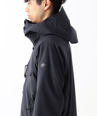 JOSEPH ABBOUD MOUNTAIN 【ストレッチ/撥水/防水素材/イタリア素材/ライナードッキング対応】マウンテンシェル パーカー ネイビー系