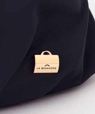 LA BAGAGERIE ウォータープルーフナイロン　スクエアショルダー ベージュ