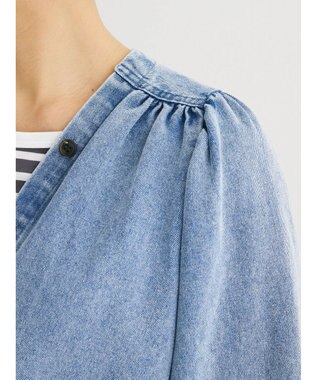 Green Parks ・ｆｕｒｒｙ　ｒａｔｅ　デニムシャツジャケット Light Indigo