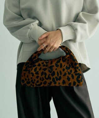 YECCA VECCA 【LE VERNIS】Sculpture triangle S Leopard