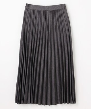 ANY 【新色追加/ウエストゴム】ウーリッシュプリーツスカート グレー