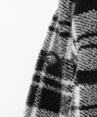 JOSEPH ABBOUD MOUNTAIN 【軽量/暖か/男女兼用】チェックフリース ブルゾン ブラック系4