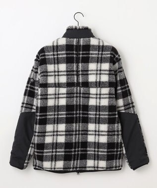 JOSEPH ABBOUD MOUNTAIN 【軽量/暖か/男女兼用】チェックフリース ブルゾン ブラック系4