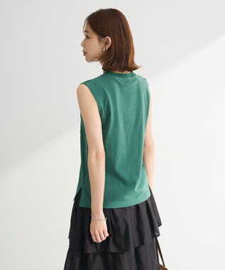 Green Parks ・ＤＯＵＢＬＥ　ＦＬＡＧＳ　ピグメント切替ノースリ Green