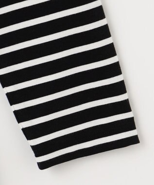 組曲 スクエアネックテール ロングＴシャツ ブラック系1