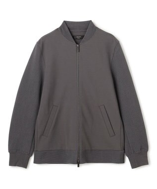 JOSEPH HOMME 【オリジナル素材】ライトタックジャージー ジップアップブルゾン グレー系