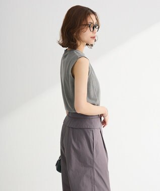 Green Parks ・ＤＯＵＢＬＥ　ＦＬＡＧＳ　ピグメント切替ノースリ Light Gray