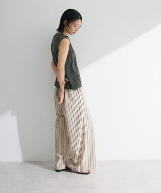 Green Parks ・ＤＯＵＢＬＥ　ＦＬＡＧＳ　ピグメント切替ノースリ Charcoal Gray