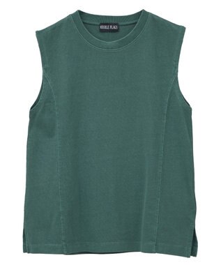 Green Parks ・ＤＯＵＢＬＥ　ＦＬＡＧＳ　ピグメント切替ノースリ Green