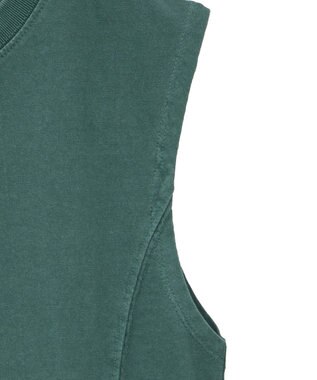 Green Parks ・ＤＯＵＢＬＥ　ＦＬＡＧＳ　ピグメント切替ノースリ Green