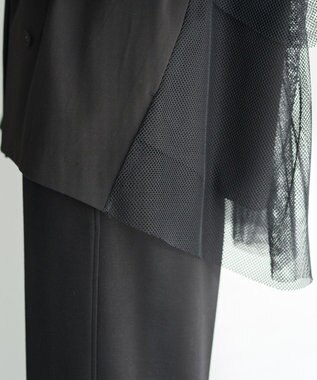 YECCA VECCA 異素材MIXテーラードジャケット Black