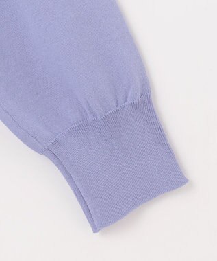 ANY ニットフーディーカーディガン サックス