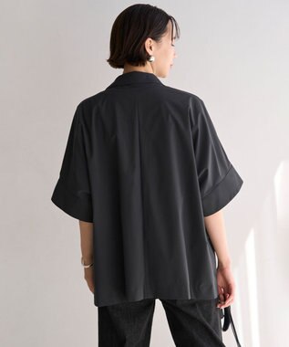 UNFILO 【mi-molletコラボ】FINE MOVE ハーフスリーブジャケット チャコール