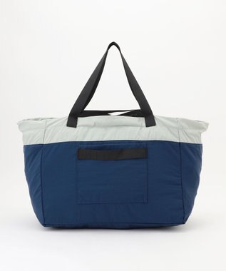 LA BAGAGERIE 【MONICA】ダブルハンドル　パッカブルビッグバッグ ネイビー