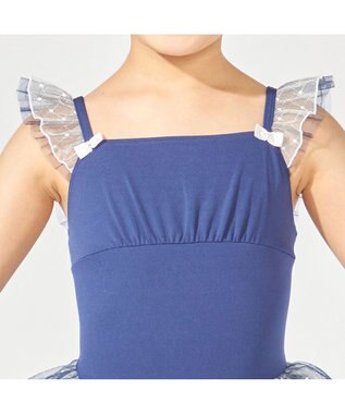 Chacott スカート付レオタード ネイビー