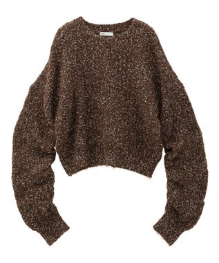 CRAFT STANDARD BOUTIQUE シャーリングスリーブニットプルオーバー