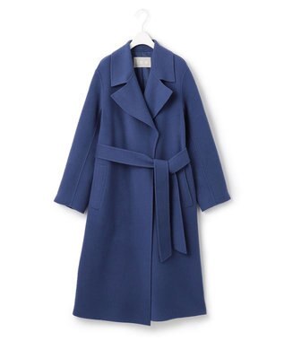 ICB ウールリバー ロングトレンチコート ハンブルー系