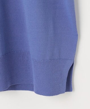 ANY SIS 【アイスタッチ】フレンチスリーブ ニット ブルー