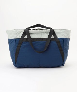 LA BAGAGERIE 【MONICA】ダブルハンドル　パッカブルビッグバッグ ネイビー