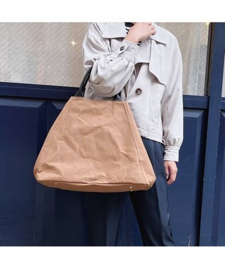 UNBILLION perche パラフィンキャンバス2wayボストントート