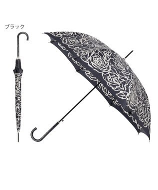 雨傘】ミラ・ショーン (mila schon) 薔薇 ナイロンサテン 長傘
