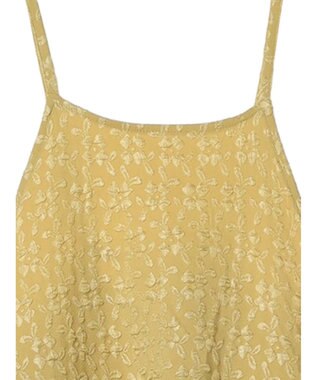 Green Parks ・Ｐｅｔｉｔ　Ｆｌｅｕｒフラワージャカードキャミワンピ Yellow
