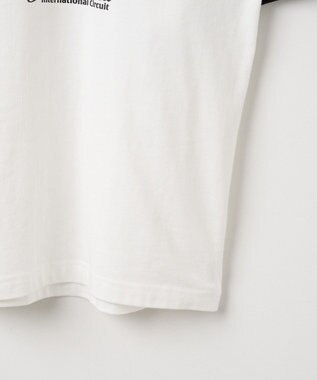 WEGO 【ユニセックス着用ITEM/手洗い可/MLサイズ】レーシングロゴTシャツ ホワイト