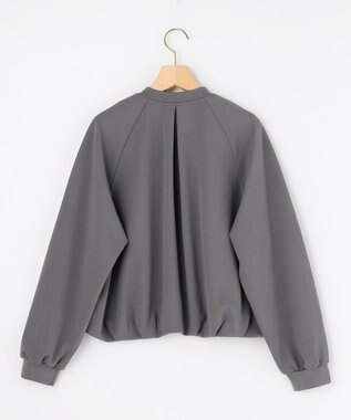 組曲 【先行予約・WEB限定】ジョーゼットジャージー ブルゾン グレー系