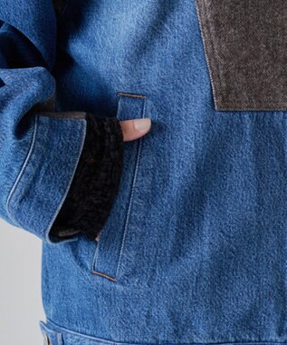 Ripo trenta anni P/W DENIM BLOUSON BROWN