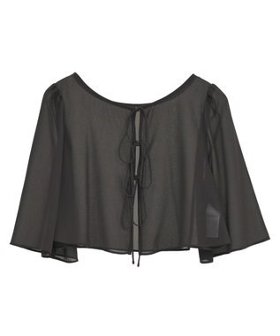 YECCA VECCA 【2点SET】フラワー柄スパンコール刺繍ドレス Charcoal Gray