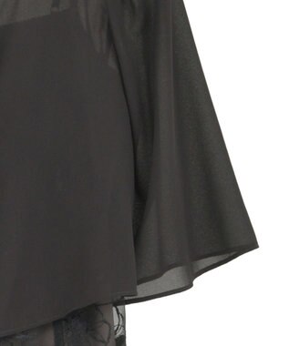 YECCA VECCA 【2点SET】フラワー柄スパンコール刺繍ドレス Charcoal Gray