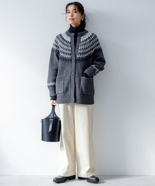 23区 バケツショルダー バッグ ブラック系