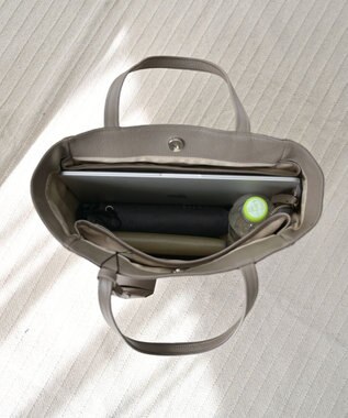 Hekhèr Le Style de Vie 【日本製 / A4サイズ対応/セレモニーにも】シュリンクレザー トートバッグ グレージュ