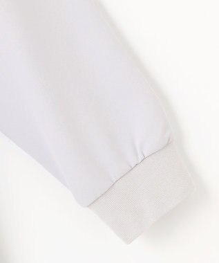 ANY SIS L 【洗える】2wayストレッチジョーゼットロゴ ロンT ラベンダー×カーブ