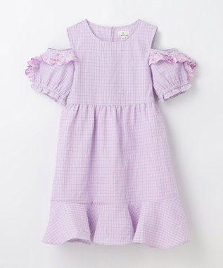 組曲 KIDS 【110-140㎝】ジュエルシー ワンピース ラベンダー系